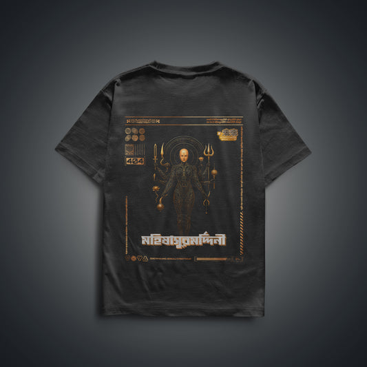 Sharodiya Bengali Tshirt Durga Puja Mahishashurmardini